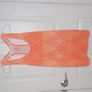 North Face Geometric Orange Tank